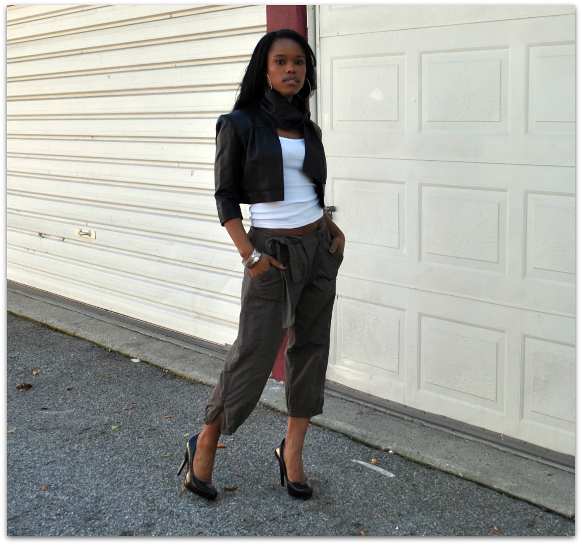 Look Book ~ Cargos & Leather