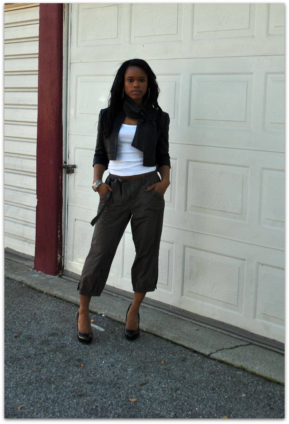 Look Book ~ Cargos & Leather
