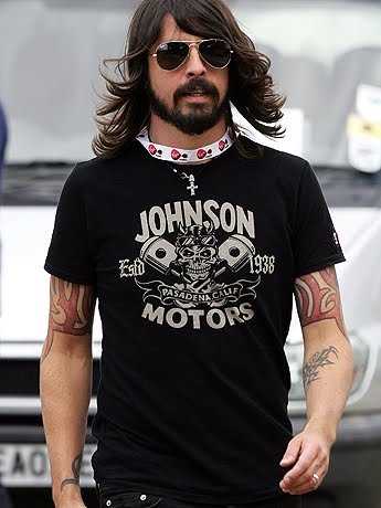 Pictures of Dave Grohl's tattoos.