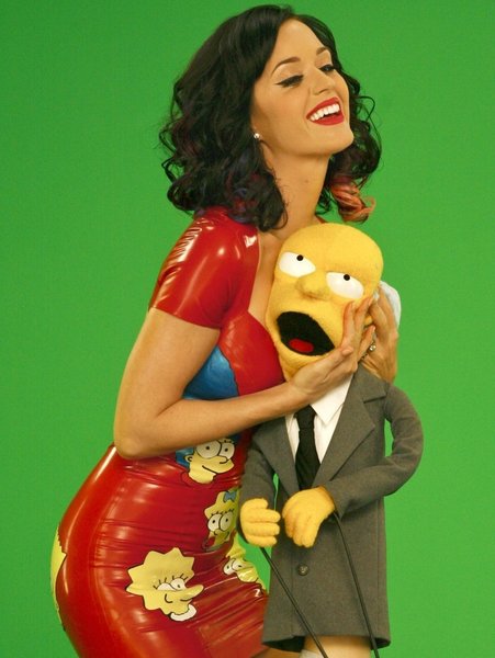 Katy Perry - 'The Simpsons' - photoshoot