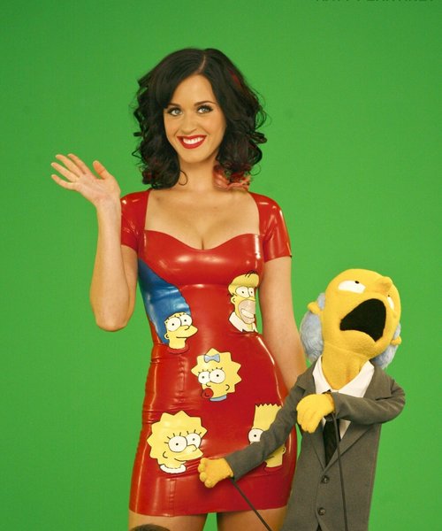 Katy Perry - 'The Simpsons' - photoshoot