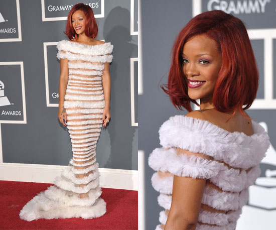 rihanna grammy costume