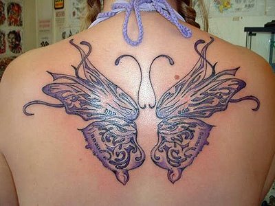 butterfly back tattoos for girls. Trendy Sexy Tattoos