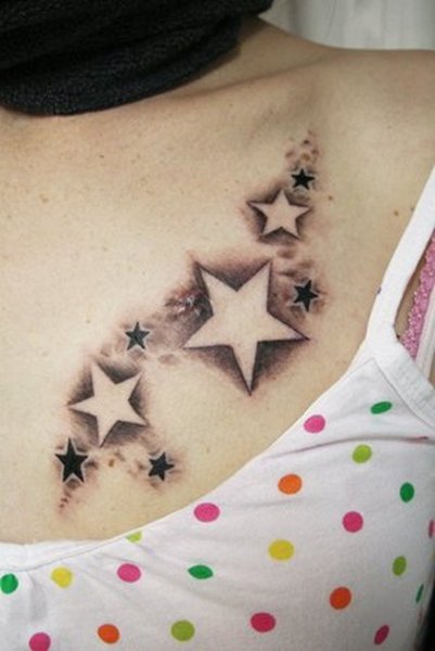 3 star tattoo meaning. 2011 girl star tattoos on hip.