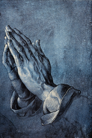  a work of art by Albrecht Dürer called Betende Hände, or "Praying Hands.