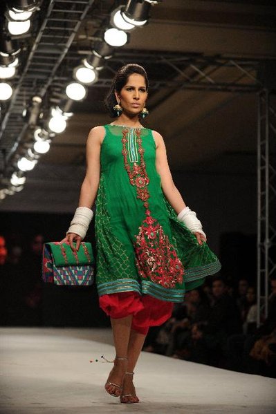 Pakistani Models At Islamabad Fashion Week