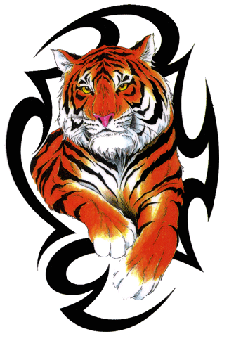 tribal tiger tattoos. tribal tiger tattoos