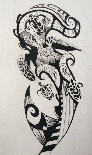 tribal maori tattoo