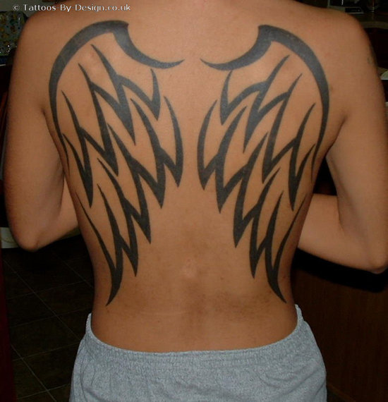 tribal wings tattoos. tribal wing tattoos - tips for