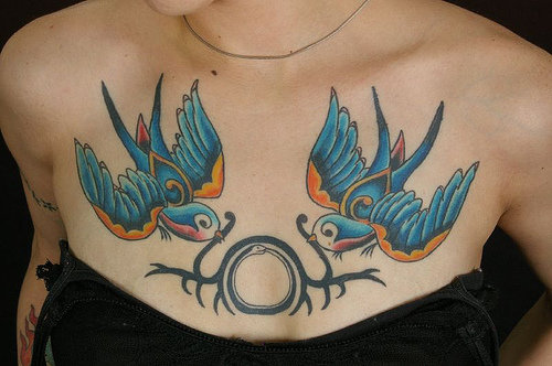 chest lettering tattoos for men. Chest tattoos for women