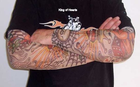 Other designs used for sleeves are tribal designs
