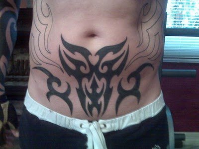 lower abdomen tattoos. Lower stomach piece tattoo