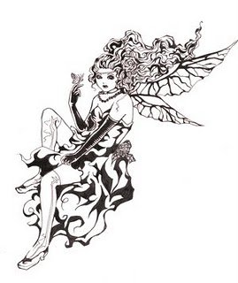 Fairy Tattoo Designs on Fairy Tattoo Designs With Image Back Piece Tattoos For Feminine