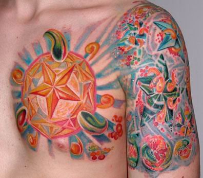 Nautical Star Tattoo Guys. images nautical star tattoo