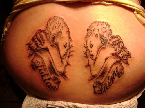 Tribal Angel Tattoo