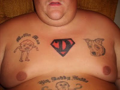 text tattoos chest pieces