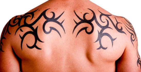 Tribal Back Tattoo for Men