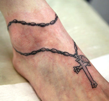 Cross Tattoos On Your Foot. Cross Tattoos For Girls On