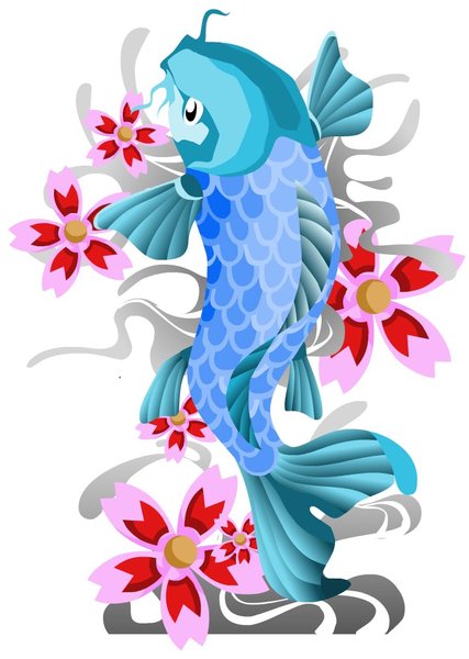 So Koi fish make a wonderful tattoo that can easily represent good luck 