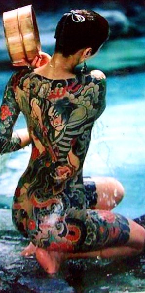 Picture Sexy Girl With Japanese Full Body Tattoos Design