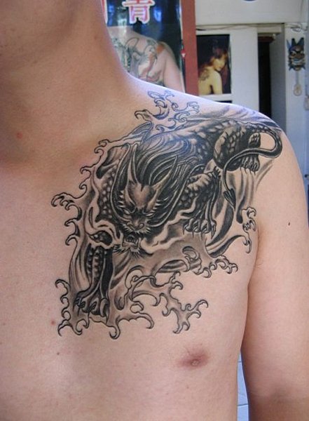 Dragon tattoo design cloud tattoo designs