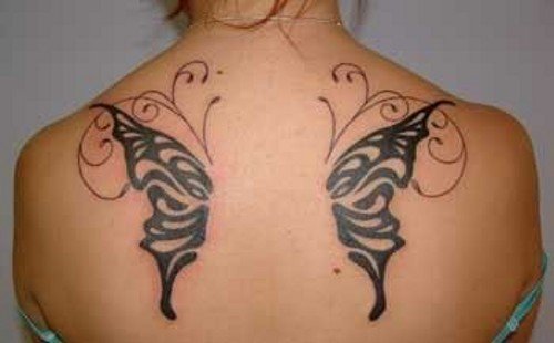 lower back butterfly tattoos. Lower Back Butterfly Tattoos