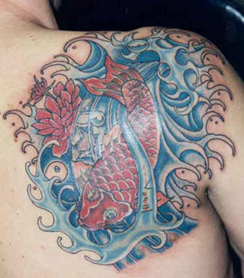 Tribal Fish Back Tattoo tribal fish tattoos. Tribal Fish Back Tattoo