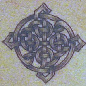 Celtic Knot And Yin Yang Symbol Flowing
