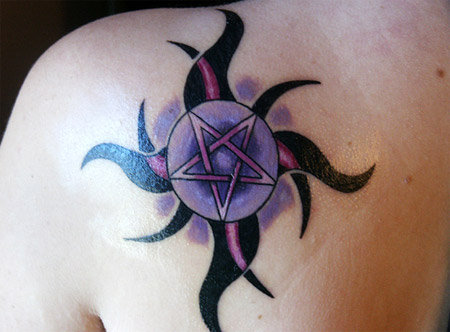 pentacle tattoos. Top Thirty Religious Tattoos