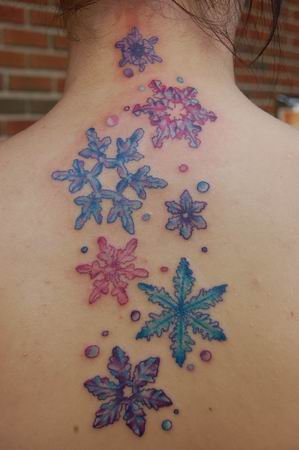 snowflake tattoo. issues. snowflake tattoo