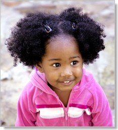 natural hairstyle African American little girls