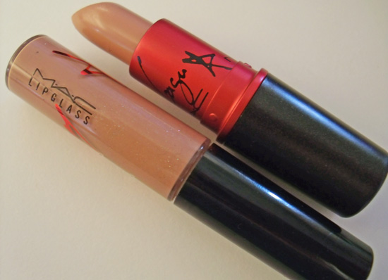 mac lady gaga lipstick swatch. Lady Gaga#39;s new lipstick and