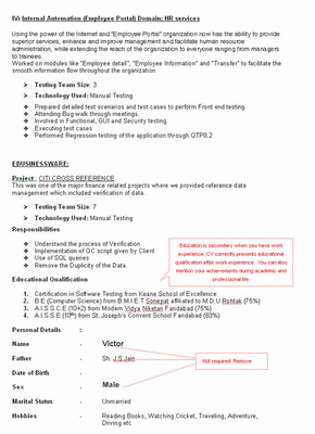 Effective Resume Writing Best Professional Resume Format Resume Examples Best Resume Examples