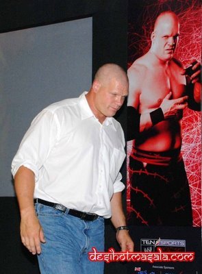 Wrestler Kane in India WWE Superstar Kane India Pictures
