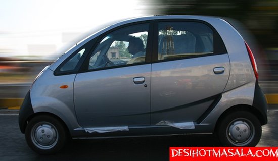 Tata Nano Real Life Pictures | Tata Nano Leaked On Road Exclusive Pictures | Tata Nano Spy Cam Pictures
