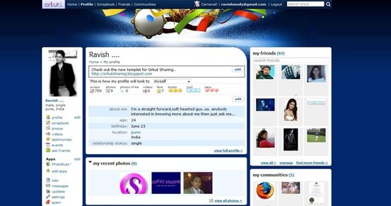 Orkut Carnaval Themes | Apply New Orkut Carnaval Themes | How to Go Carnaval on Orkut | What is Carnaval Themes and Why