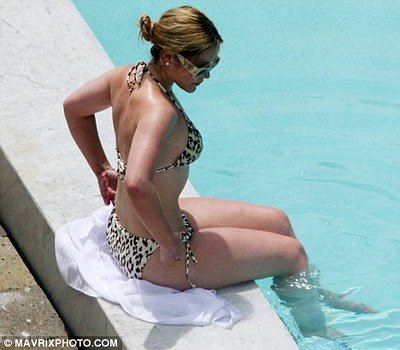 Heidi Range In Leopard-Print Bikini In Miami 2