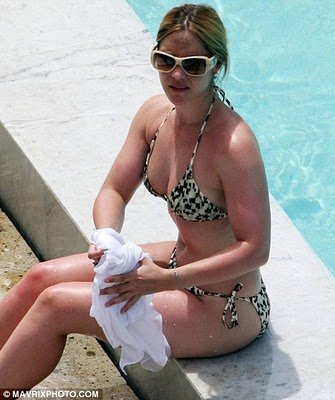 Heidi Range In Leopard-Print Bikini In Miami 1
