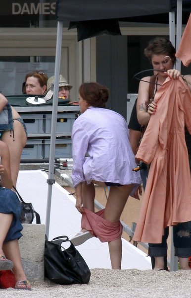 Leighton Meester Swimsuit Pictures on set of Monte Carlo