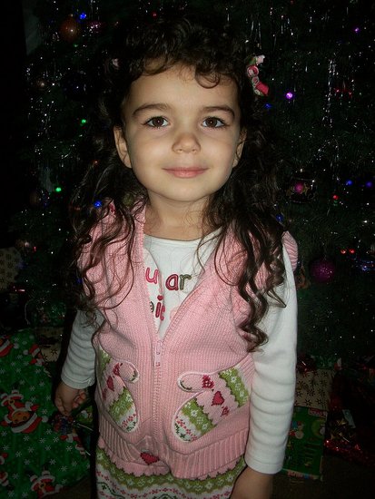 Natalie on Christmas eve!
