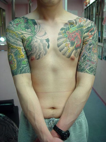 dragon tattoos for guys. Japanese Dragon Tattoos Sleeve