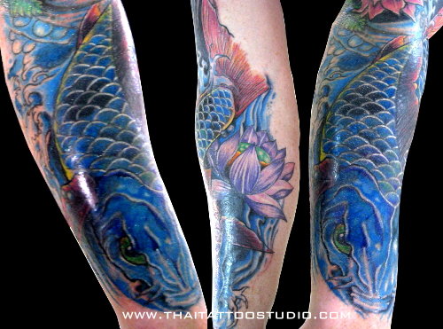 common carp tattoos. meerkatsu sayskoi carp