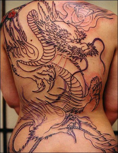 Dragon tattoo designs in