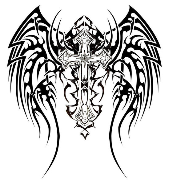 Celtic Cross Tattoo For Men. tribal cross tattoos for men.