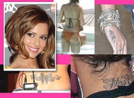 cheryl coles tattoos. makeup Cheryl Cole Tattoos