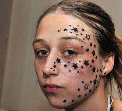 tattoo gone bad. Star Tattoos Gone Wrong Tattoo