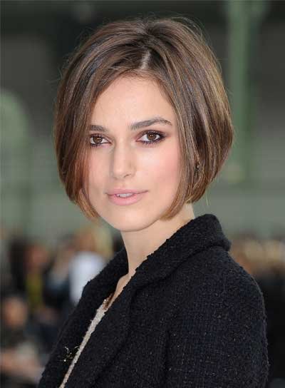 Hairstyles  Mousse on Keira Knightley S New Angled Bob Looks So Effortlessly Chic  Steal Her