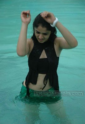 Shefali Sharma Pics Hot Exposure Wet Thighs, Navel and Panty peek