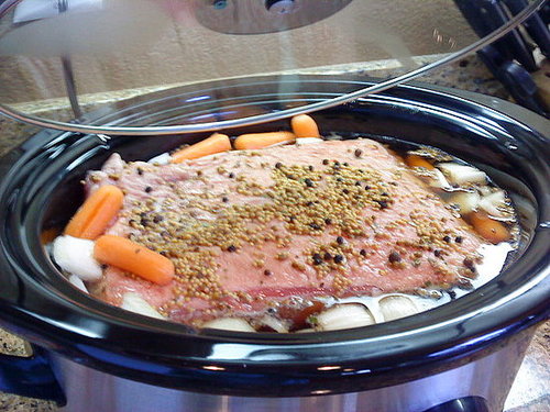 Corned Beef And Cabbage Crock Pot. Corned Beef in a Crock Pot