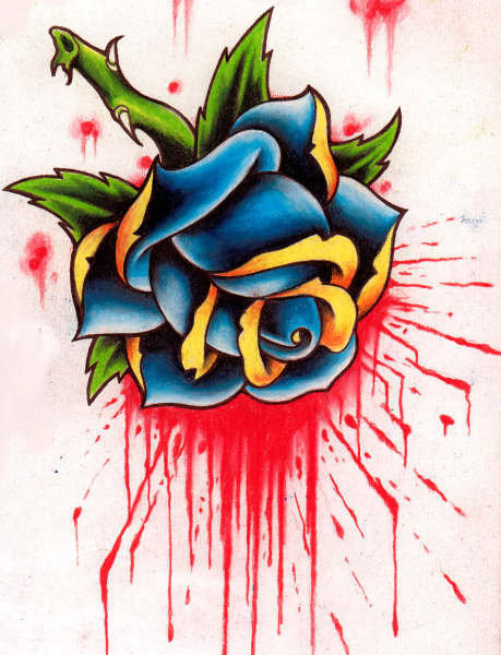 13 roses tattoo. Cobra and roses tattoo Royalty